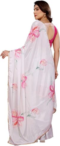 Soft Shiffon Bollywood Party wear Georgette Printed Indian saree for Women's in Kuwait