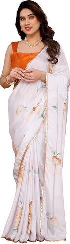 Soft Shiffon Bollywood Party wear Georgette Printed Indian saree for Women's in Kuwait