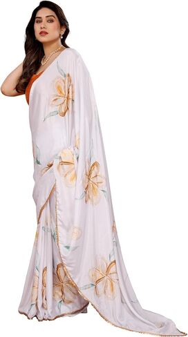 Soft Shiffon Bollywood Party wear Georgette Printed Indian saree for Women's in Kuwait
