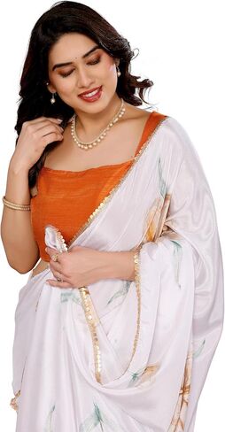 Soft Shiffon Bollywood Party wear Georgette Printed Indian saree for Women's in Kuwait