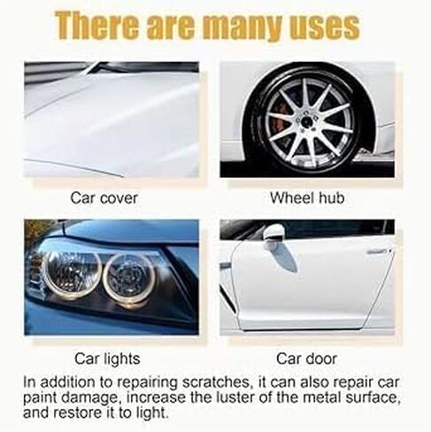Car Scratch Removal Wax, 2024 Premium Scratch Repair Paste for Cars, Polishing Wax Kit with Wipe and Sponge for Vehicle Scratch Removal (Pack of 1) in Saudi Arabia