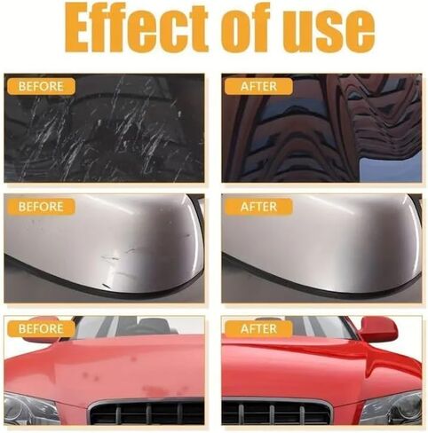 Car Scratch Removal Wax, 2024 Premium Scratch Repair Paste for Cars, Polishing Wax Kit with Wipe and Sponge for Vehicle Scratch Removal (Pack of 1) in Saudi Arabia