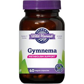 Oregon's Wild Harvest Gymnema Herbal Supplement Vegan Capsules, 60 Count