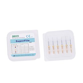 Annhua® Universal NiTi Files Dental Endodontic Niti Rotary Files Endo Tips for Root Canal Use (SX 19MM)