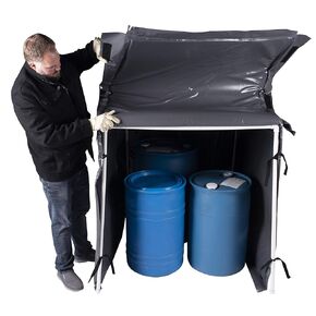 Powerblanket PBLHB54-800 Lite Bulk Material Warmer, Hot Box Heater, 54 cu. ft. Heated Space, 800W, 120V, Charcoal Gray