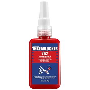 3 Pack Thread Locker Blue 242 243 and Red Threadlocker 271, Nuts & Bolts Locker Lock Tight & Seal Fasteners Thread Locking Compound Anaerobic Curing Metal Glue(242/243/271)