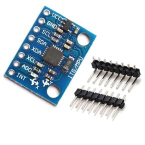HiLetgo 3pcs GY-521 MPU-6050 MPU6050 3 Axis Accelerometer Gyroscope Module 6 DOF 6-axis Accelerometer Gyroscope Sensor Module 16 Bit AD Converter Data Output IIC I2C for Arduino