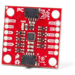 SparkFun 9DoF IMU Breakout-ICM-20948 Low power I2C & SPI enabled 9 axis motion tracking Includes Logic shifter Qwiic connection GPIO pins Digital Motion Processor Accelerometer Gyroscope Magnetometer