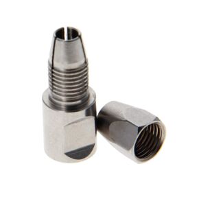 Heyiarbeit Flex Collet Coupler CNC Stainless Steel for 4mm Motor Shaft and 4mm Flex Shaft Flexible Coupling DIY RC Boat Submarine Positive 1Pcs