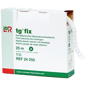 Lohmann & Rauscher tg Fix Net Tubular Bandage, Elastic Net Wound Dressing, Bandage Retainer for Large Extremities, Size C (65.0cm Wide x 25m Long When Stretched)