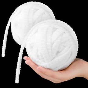 2 Rolls Tubular Bandage Elastic Net Wound Dressing Stretch Dressing Retainer Tubular Elastic Gauze Bandage for Wound Arm, Without The Use of Adhesive Tape (Size 4/1.57 Inch x 16.4 Yard Stretched)