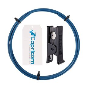 Capricorn Bowden PTFE Tubing 1M XS Series 1.75MM Filament with 2X PC4-M6 & 2X PC4-M10 Pneumatic Fittings & Tube Cutter for Creality Ender 3 V2/ Ender 3/ Ender 3 Pro/Ender 5/ CR-10/10S 3D Printer
