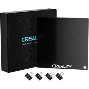 Mefine Creality Ender 3 Glass Bed Upgraded 3D Printer Tempered Glass Plate Build Surface for Ender 3/Ender 3 Pro/Ender 3 V2/Ender 5/Ender 5 Pro/Ender 3 S1, 235x235x4mm