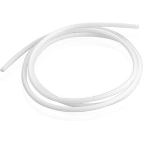 PTFE Teflon Bowden Tube for 1.75 Filament (2.0mm ID/4.0mm OD) 2.0 Meters – White Connector Tubing for 3D Printer