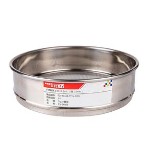 φ20×4.5cm 5 Mesh 304 Stainless Lab Sieves Economy Test Sieve 304 Stainless Steel Wire Cloth（5mm）