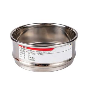 φ10×4.5cm 5 Mesh 304 Stainless Lab Sieves Economy Test Sieve 304 Stainless Steel Wire Cloth（5mm）