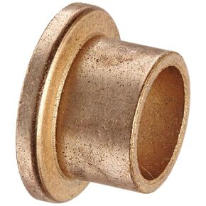 Bunting Bearings EXEF081008 Extra Lubricant with PTFE, Flange Bearing, Powdered Metal, SAE 841 1/2 " Bore x 5/8 " OD x 1/2 " Length 7/8 " Flange OD x 1/8 " Flange Thickness (3 Pack)
