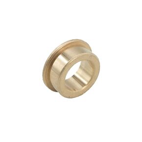 Flanged Bronze Bushings, 0.25"" Round Bore ID x 0.500"" OD x 0.625"" Flange x 0.313 Width, Oil Impregnated Bronze Flanged Bushings (6 Pack)