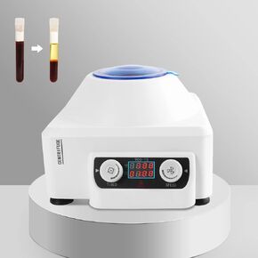 PRF Centrifuge, PRP Centrifuge Machine 6x10ml with LCD Screen, 110V 4000rpm Portable Lab Benchtop Centrifuges, 100min, for Blood, Plasma, Medical Practice