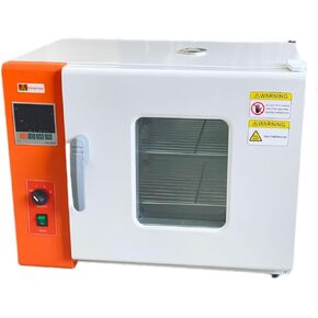 Digital Forced Air Convection Drying Oven 110V 60Hz Curing Oven Temperature Control, Adjustable Fan, Kiln, 14X14X14Inch Chamber RT-300℃, Large Capacity Heating Oven for Industrial and Lab