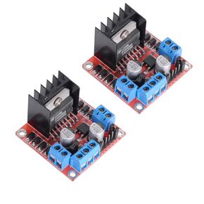 2 PCS L298N Motor DC Stepper Motor Driver Controller Board Module Dual H Bridge for Arduino