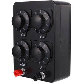 0-9999 Ohm Variable Resistance Box, Decade Resistor Experimental Equipment for Physical Teaching