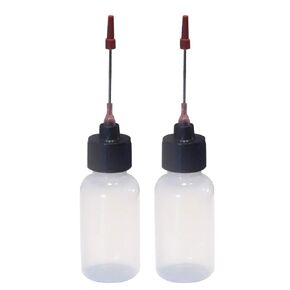 Two - 1 OZ Bottles with Stainless Needle tip for All Your Gun Oils