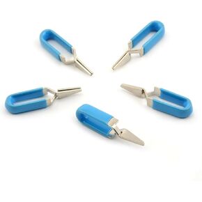 Mini Clamps with Vinyl Grips (Set of 5) Blue
