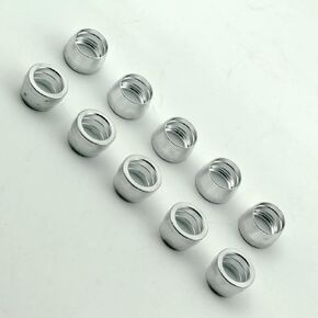 AN6 AN -6 6AN 6-AN AN-6 الألومنيوم الزيتون كم إدراج الطويق ل PTFE تفلون خرطوم نهاية المناسب محول 10 قطعة in Kuwait