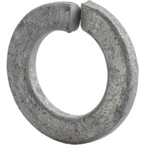 1/2 Split Lock Washer (50 Pack) Hot Dip Galvanized Steel, Meets ASME B18.21.1 by Makers Bolt in Kuwait