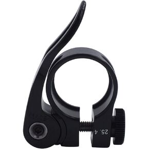 1 Piece Bike Seat Post Clamp Aluminium Alloy Bicycle Quick Release Seatpost Collar Fits for 22.2mm Bike Seat Post Tube