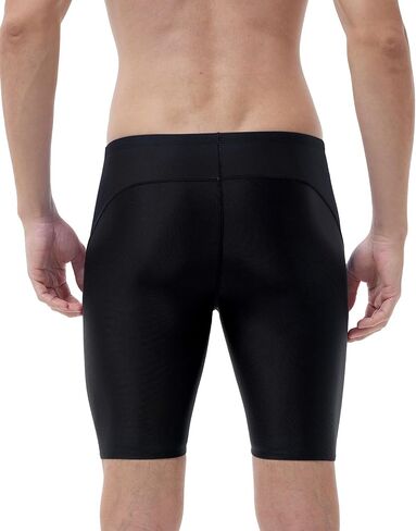 Runhit Swim Jammers للرجال UPF 50+ ملابس السباحة الصلبة للسباق التنافسي والتدريب in Kuwait