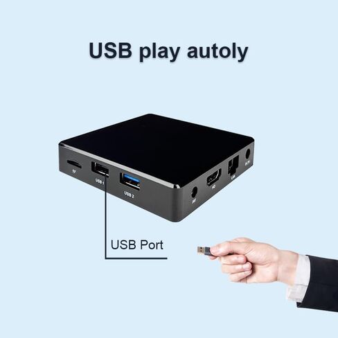 Adertising Media Player Box Commercial Display Mate Remote Publish Menu AD 2+16G Digital Signage Box (YM06 / 2+16G) in Saudi Arabia