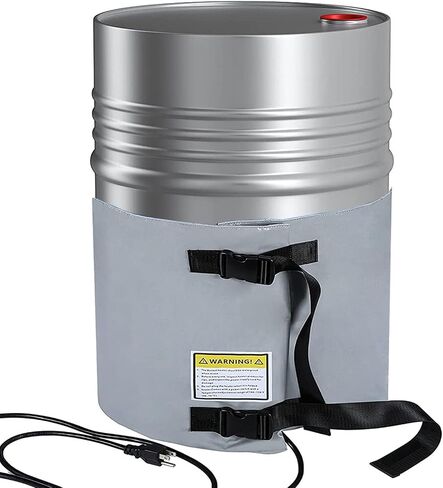 H&G lifestyles Insulated Pail Band Heater 5-Gallon Insulated Drum Honey Heater 100 Watt 120 Volt Grease Keg Heater Temperature Adjustment in Saudi Arabia