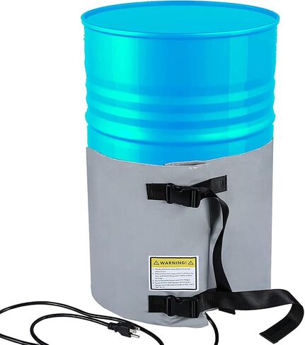 H&G lifestyles Insulated Pail Band Heater 5-Gallon Insulated Drum Honey Heater 100 Watt 120 Volt Grease Keg Heater Temperature Adjustment in Saudi Arabia