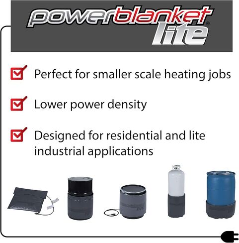 Powerblanket Lite PBL05 سخان سطل معزول سعة 5 جالون - سخان دلو (5 جالون / 19 لتر) in Kuwait