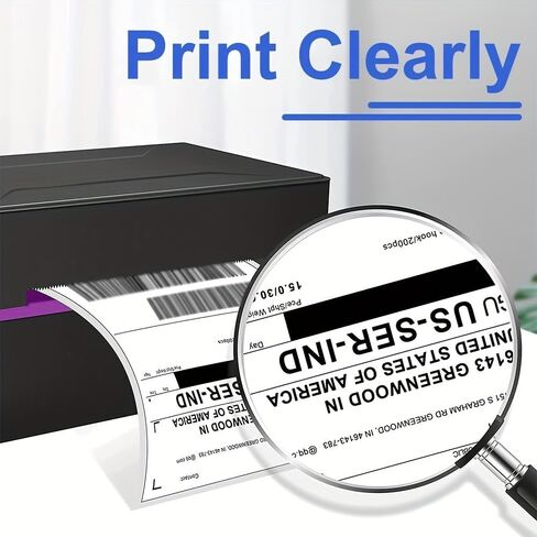 Perforated and Strong Adhesive Direct Thermal Shipping Labels - Pack of 500 4x6 Thermal Labels Fanfold - (Commercial Grade) in Saudi Arabia