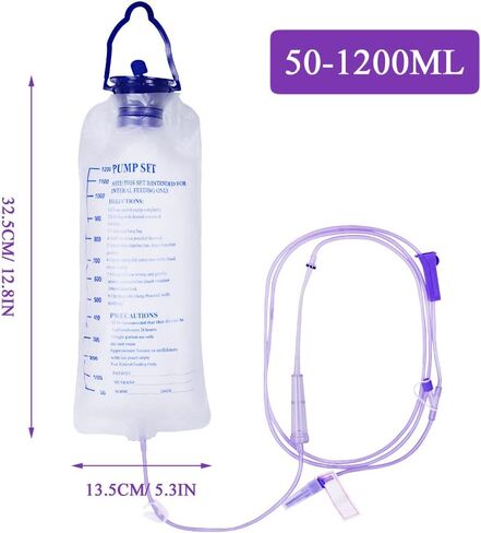 مجموعة أكياس قابلة لإعادة الاستخدام، حقيبة 1200 مل N-utrition حقيبة كبيرة تتحمل الجاذبية يمكن التخلص منها in Kuwait