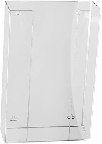 Clear Mask Dispenser Wall Floating Glove Rack and Glove Box Dispenser Holder 10.2"x16"x3.5" Pack of 1 in Saudi Arabia