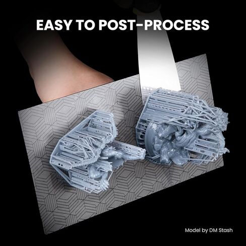 ELEGOO راتنج فوتوبوليمر قياسي مطور LCD راتنج معالج بالأشعة فوق البنفسجية 40nm راتنج طابعة ثلاثية الأبعاد لطباعة LCD/MSLA/DLP ثلاثية الأبعاد رمادي 1000 جرام in Kuwait