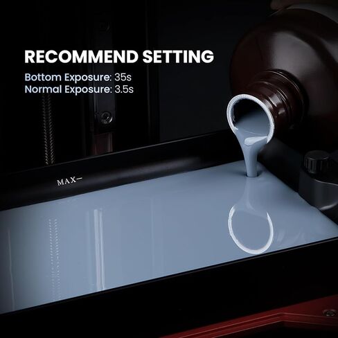 ELEGOO راتنج فوتوبوليمر قياسي مطور LCD راتنج معالج بالأشعة فوق البنفسجية 40nm راتنج طابعة ثلاثية الأبعاد لطباعة LCD/MSLA/DLP ثلاثية الأبعاد رمادي 1000 جرام in Kuwait