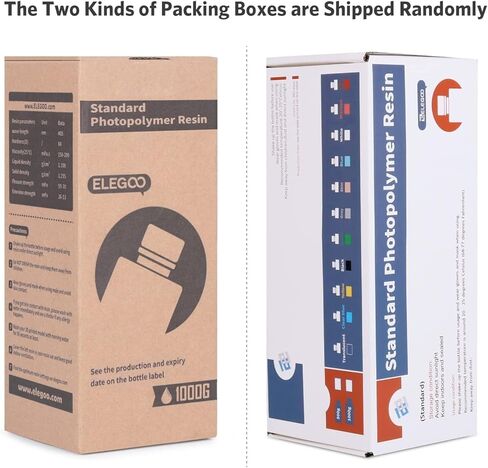 ELEGOO راتنج فوتوبوليمر قياسي مطور LCD راتنج معالج بالأشعة فوق البنفسجية 40nm راتنج طابعة ثلاثية الأبعاد لطباعة LCD/MSLA/DLP ثلاثية الأبعاد رمادي 1000 جرام in Kuwait