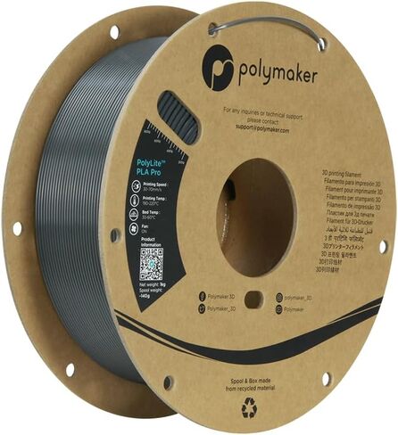 Polymaker PLA PRO Filament أسود، خيوط طابعة ثلاثية الأبعاد قوية 1.75 مم 1 كجم - PolyLite PLA Filament PRO طباعة ثلاثية الأبعاد قوية وعالية الصلابة in Saudi Arabia