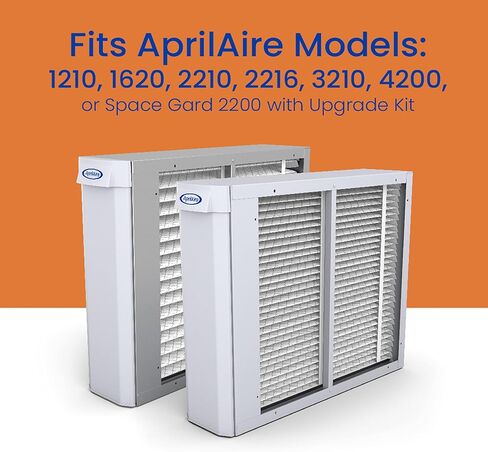فلتر بديل AprilAire 213 لأجهزة تنقية الهواء المنزلية بالكامل من AprilAire - MERV 13، حساسية منزلية صحية، فلتر هواء 20x25x4 (عبوة من قطعة واحدة) in Kuwait