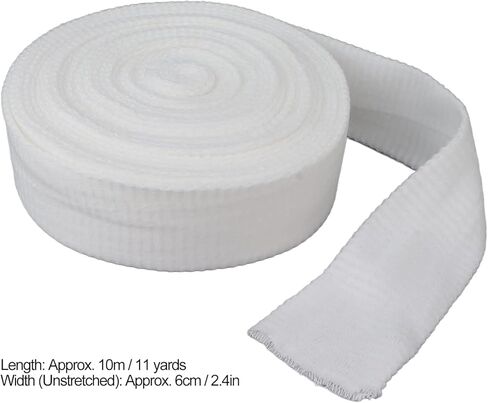 Elastic Net Bandage, 11 Yards Tubular Bandage Net Wound Dressing Stretch Elastic Retainer Bandages Roll Gauze Bandage Elastic Net Wound Dressing Gauze Bandage for Abdomen Buttocks in Saudi Arabia