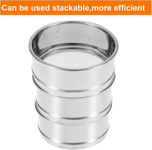 PATIKIL 50 Mesh Lab Sieve, 4" Diameter Test Sieve 304 Stainless Steel Wire Cloth (0.36mm) for Industrial Laboratory in Saudi Arabia