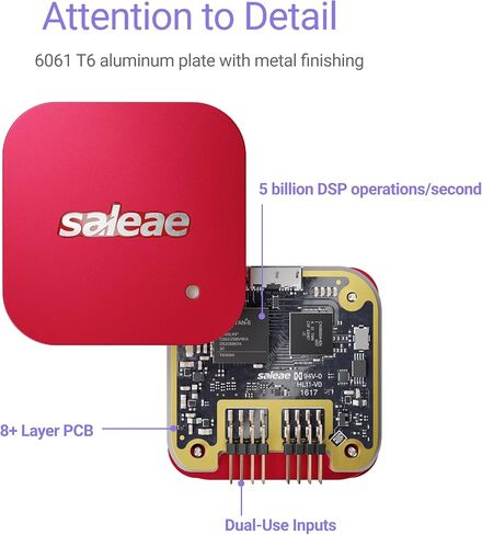 Logic Pro 8 (Red) - Saleae 8-Channel Logic Analyzer - Compatible with Windows, Mac, or Linux - Easy to Use, Ultra-Portable, Saves Time & Frustration in Saudi Arabia