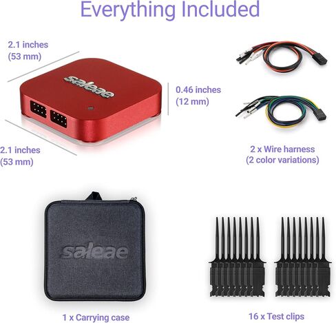 Logic Pro 8 (Red) - Saleae 8-Channel Logic Analyzer - Compatible with Windows, Mac, or Linux - Easy to Use, Ultra-Portable, Saves Time & Frustration in Saudi Arabia