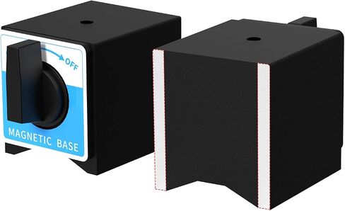 Magnetic Base,Suitable for Magnetic Machine Lights,Indicator Holder Metric M8 X 1.25 Tapped Hole,4.72x1.96x2.16 Inch,1 pc… in Saudi Arabia