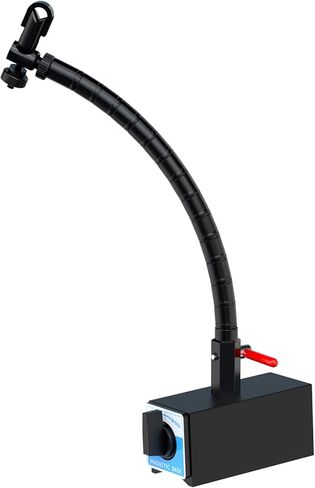 قاعدة مغناطيسية، مناسبة لأضواء الآلة المغناطيسية، حامل المؤشر متري M8 X 1.25 فتحة مدببة، 4.72 × 1.96 × 2.16 بوصة، قطعة واحدة... in Kuwait